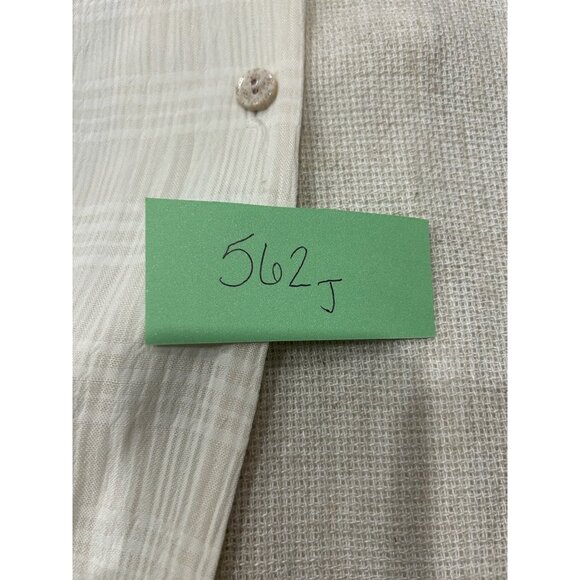 Vintage Fitting Image Patchwork Button Front Blouse Lace Sheer Details Neutral - Picture 9 of 10